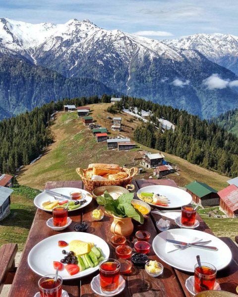 Море летним утром