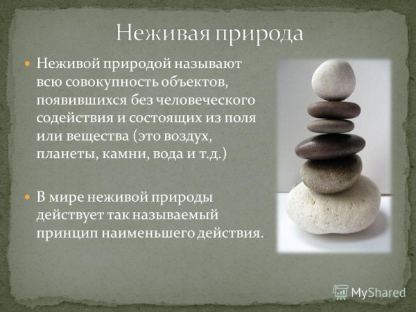 Неживые природные материалы