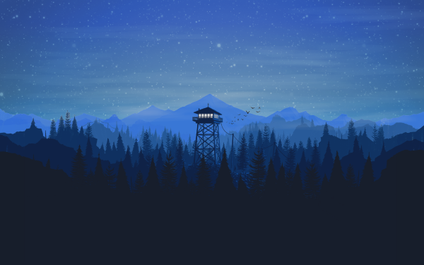 Фон Firewatch 4k