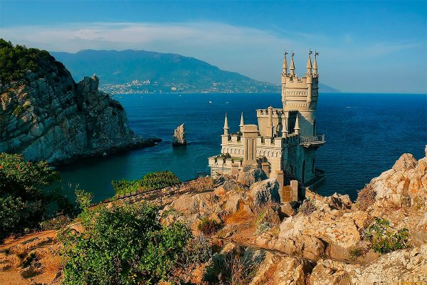 Крымский полуостров Ласточкино гнездо