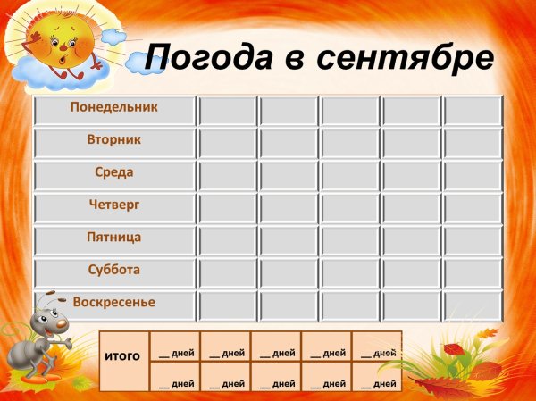 Символы для календаря природы
