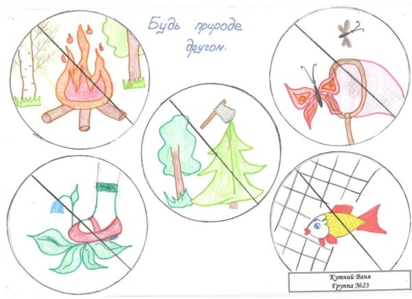 Рисунок на тему сохранение природы