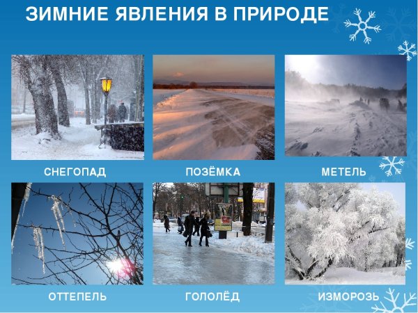 Признаки весны
