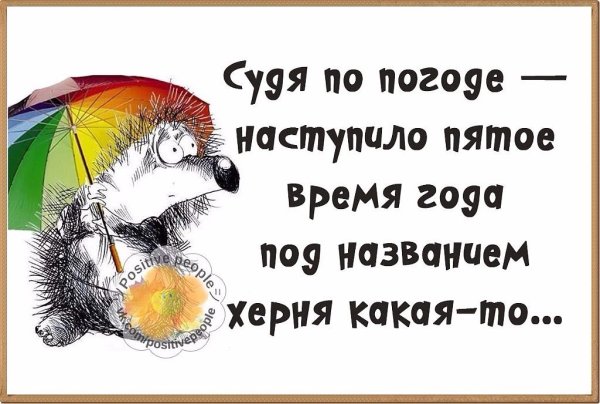 У природы нет плохой погоды