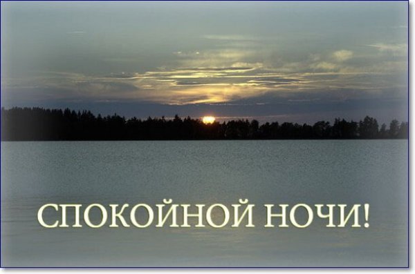 Всем спокойной ночи