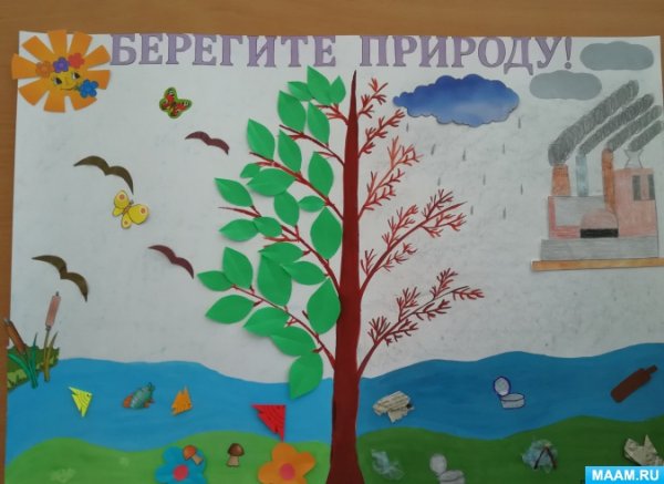 Рисунок на тему береги природу