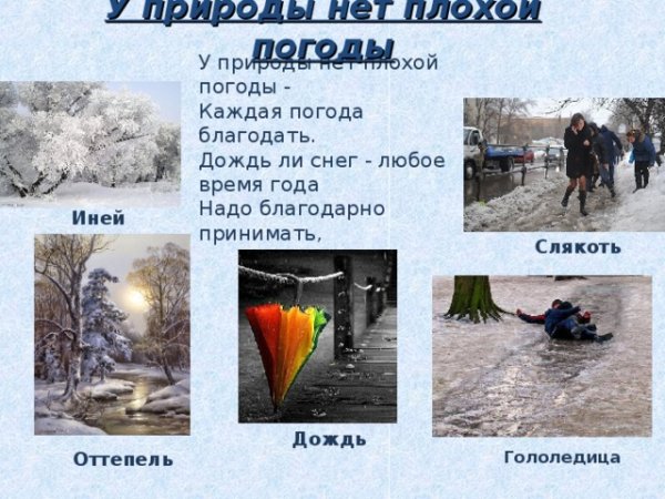Открытки с плохой погодой