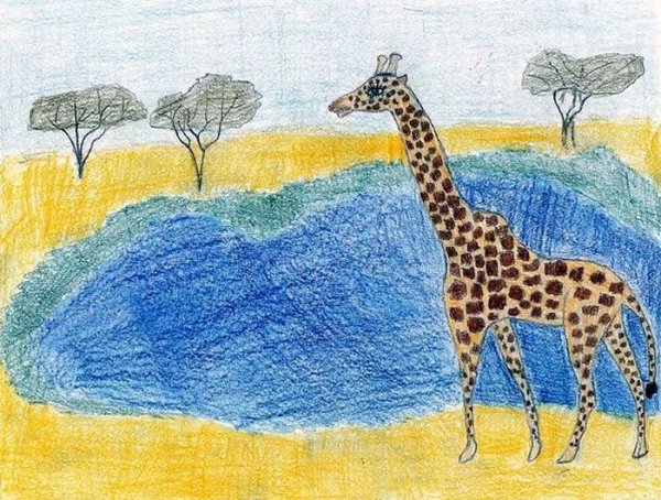 Рисование для детей Африка