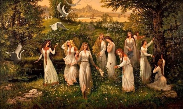 Летний фон для фотошопа