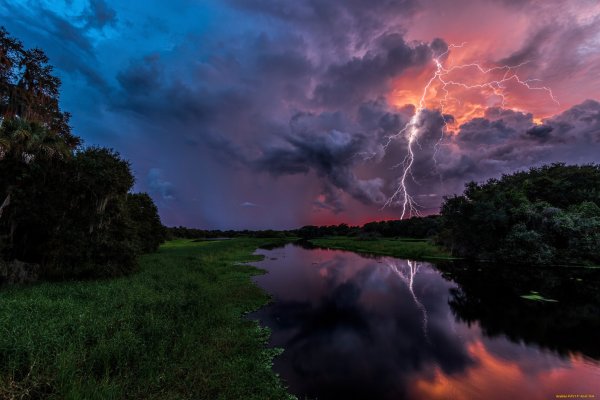 Природа с грозой