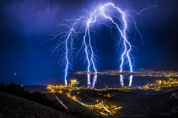 Молния в природе