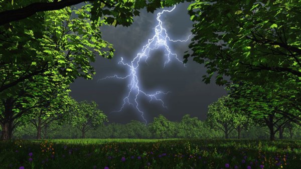 Природа с грозой