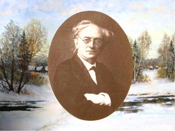 Тютчев Федор Иванович на фоне природы