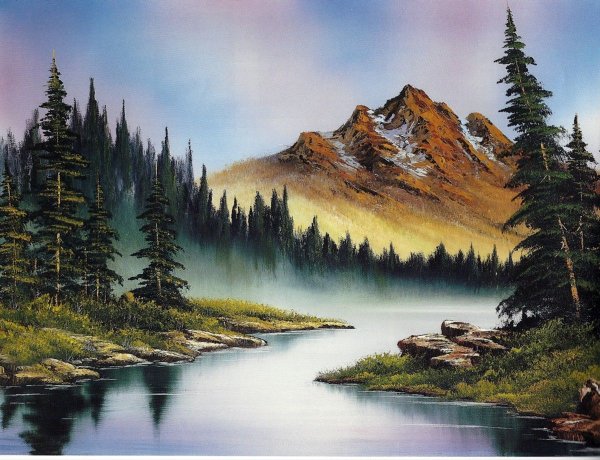 Bob Ross горы