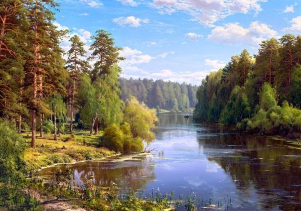 Художник пейзажист е Самарская