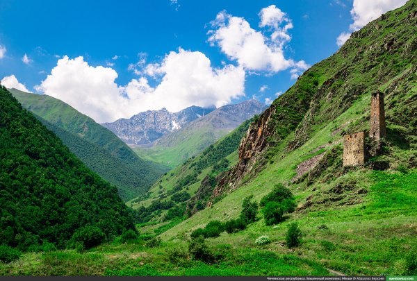 Чечня Грозный горы
