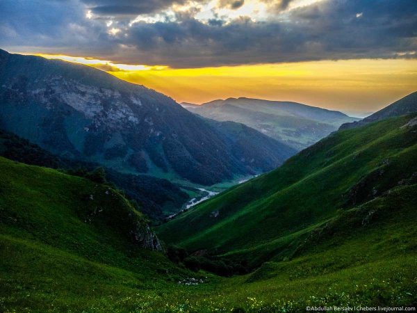Горы Кавказа Ингушетия