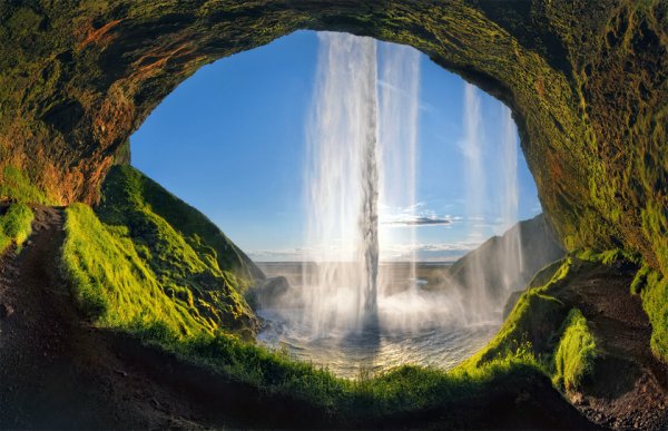 Водопад Сельяландфосс, Исландия