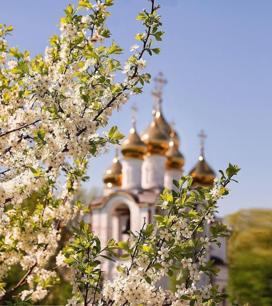 Православный храм весной