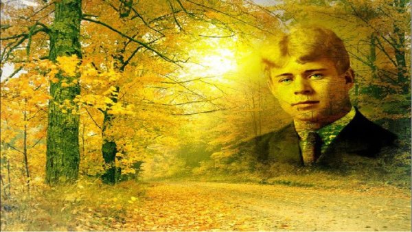 Есенин Сергей Александрович осенний фон