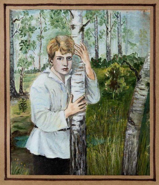 Сергей Есенин в косоворотке