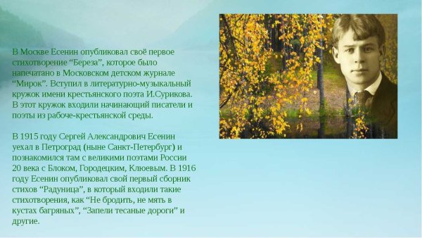 Природа Рязани Есенинская Русь
