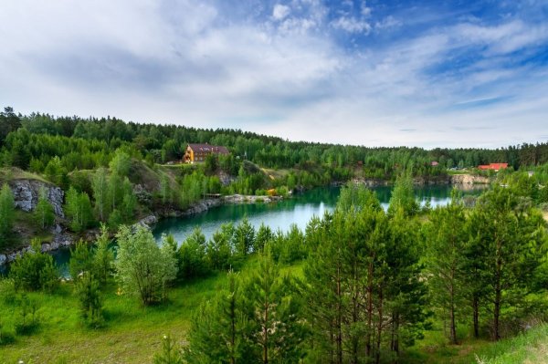 Мраморное озеро Новосибирск