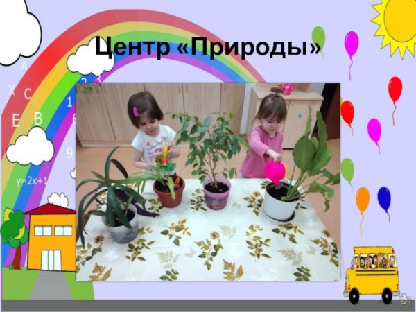 Уголок природы в младшей группе