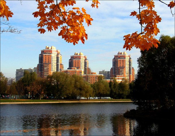 Осень в Строгино парк