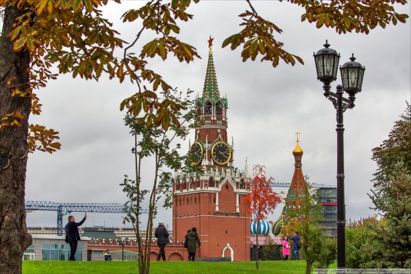 Золотая осень в Москве Кремль