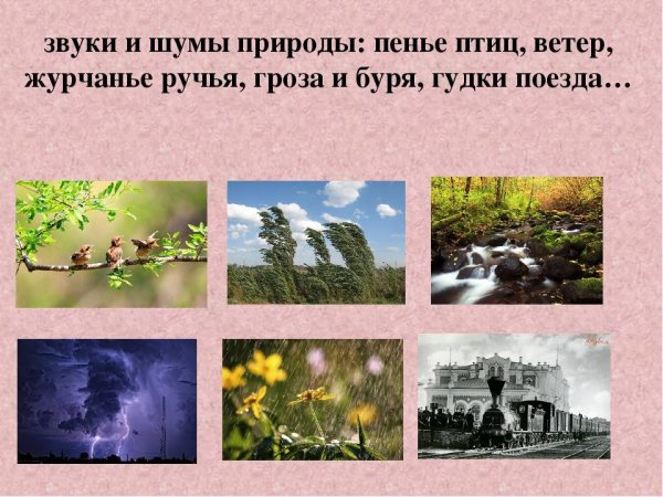 Звуки природы