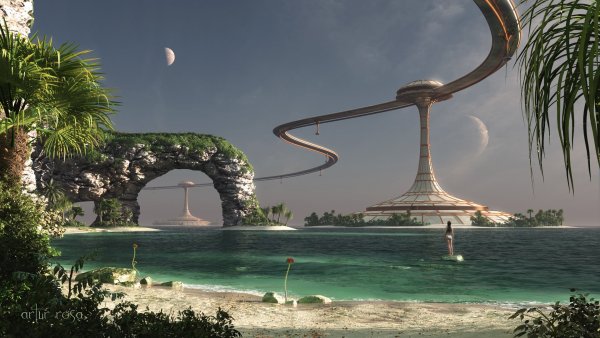 Фантастические инопланетные пейзажи
