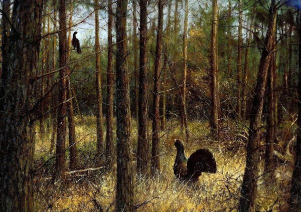 «Охотник на болоте» (1873) Шишкин