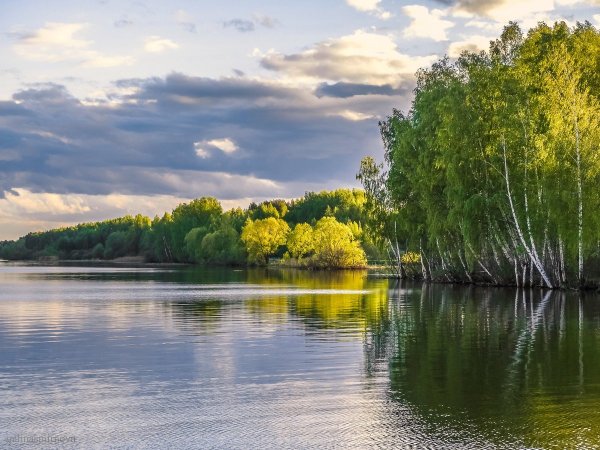 Река Волга в Балаково