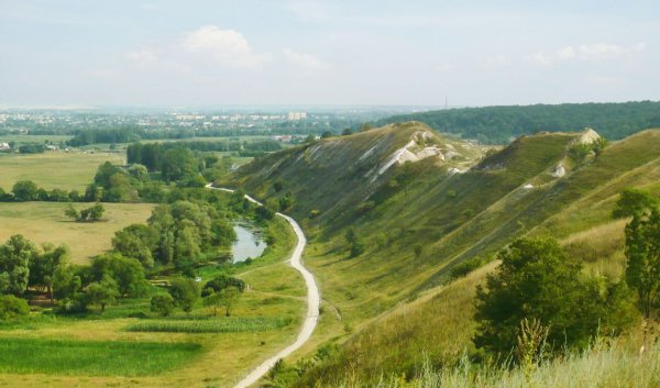 Меловые горы Шебекино