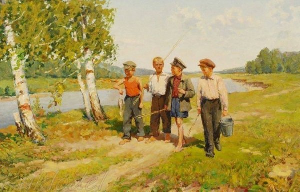 Советские плакаты про природу