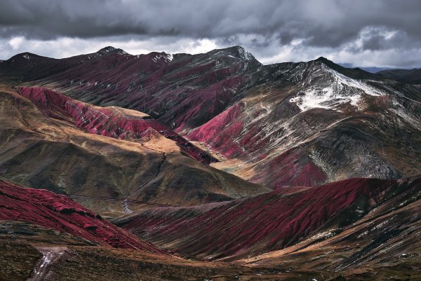 Цветные скалы Чжанъе Данксиа, Ганьсу, Китай