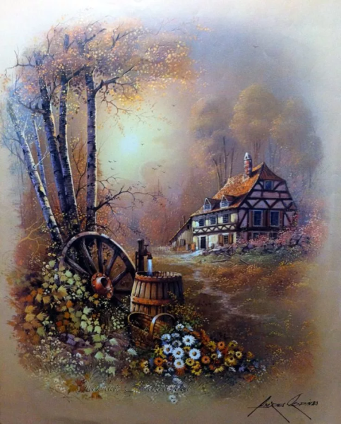Чилийский художник Андрес Орпинас