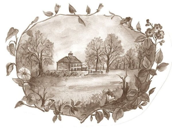 Рисунок для декупажа овальный
