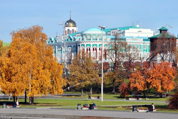 Екатеринбург Плотинка осень