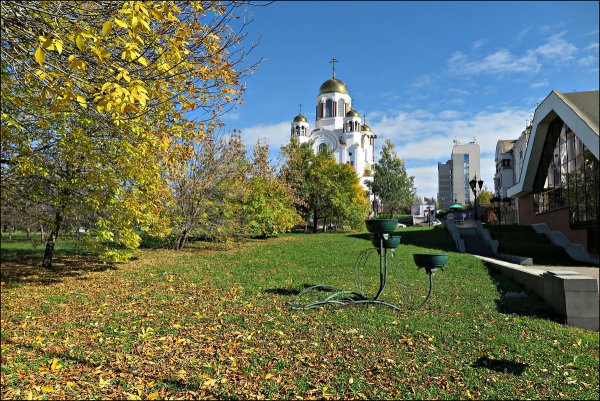 Зеленая роща Екатеринбург осень