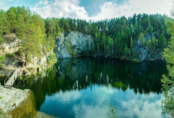 Скалы семь братьев река Урал