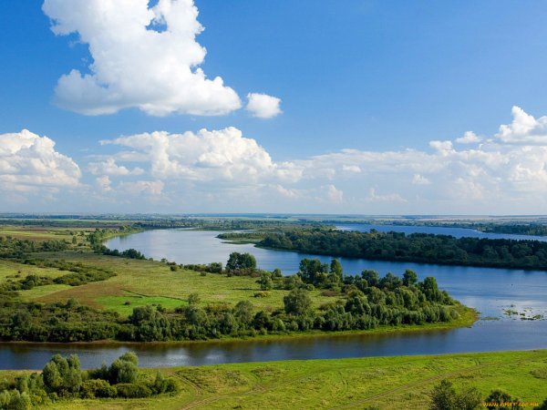 Река Волга Поволжье