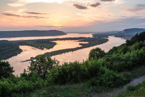 Река Волга в Самарской области