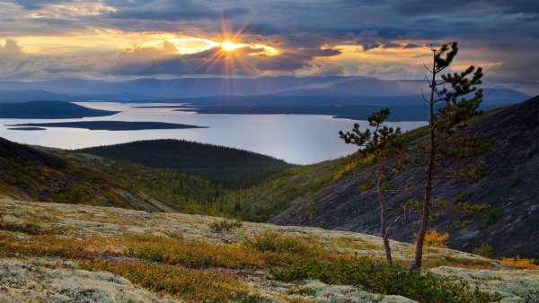 Кольский полуостров озеро Имандра