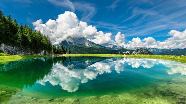 Фэнтези пейзажи водопады
