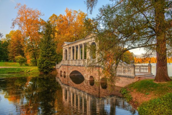Царское село Пушкин Золотая осень лицей