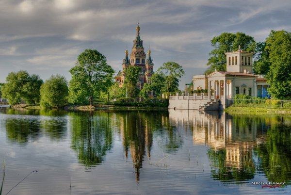 Ольгин пруд в Петергофе