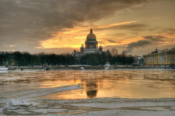 Санкт-Петербург Исаакиевский поздняя осень
