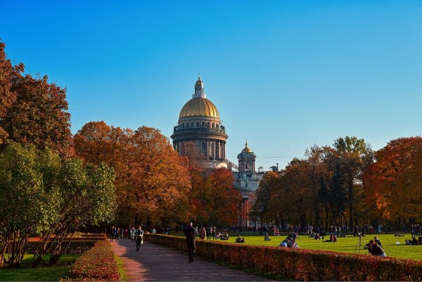 Александровский сад Санкт-Петербург осень